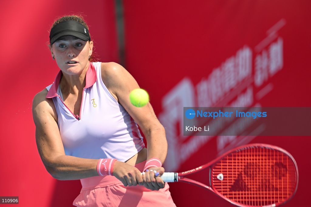 Elena Pridankina, a Russian tennis player, during Qualifying of Hong Kong Tennis Open (WTA 250) on October 31, 2026 in Hong Kong. (Photo by Kobe Li/Nexpher Images)