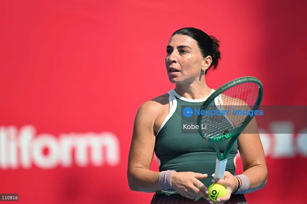 Ekaterine Gorgodze, a Georgian tennis player, during Qualifying of Hong Kong Tennis Open (WTA 250) on October 31, 2026 in Hong Kong. (Photo by Kobe Li/Nexpher Images)