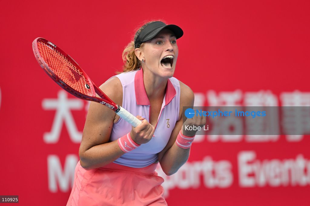 Elena Pridankina, a Russian tennis player, during Qualifying of Hong Kong Tennis Open (WTA 250) on October 31, 2026 in Hong Kong. (Photo by Kobe Li/Nexpher Images)