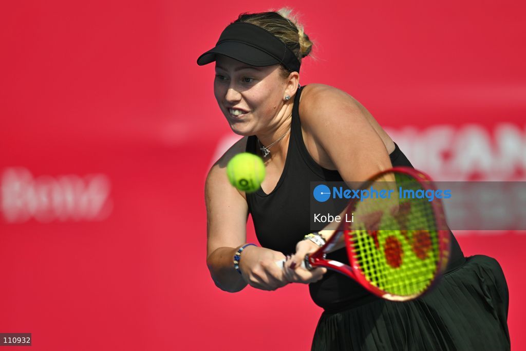 Alexandra Shubladze, a Russian tennis player, during Qualifying of Hong Kong Tennis Open (WTA 250) on October 31, 2026 in Hong Kong. (Photo by Kobe Li/Nexpher Images)