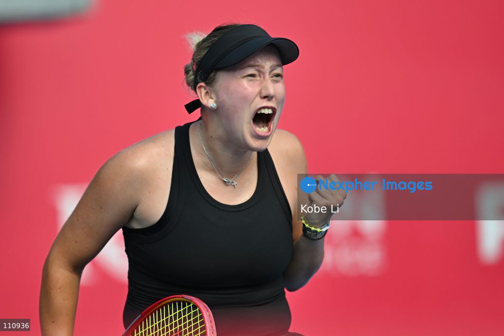 Alexandra Shubladze, a Russian tennis player, during Qualifying of Hong Kong Tennis Open (WTA 250) on October 31, 2026 in Hong Kong. (Photo by Kobe Li/Nexpher Images)