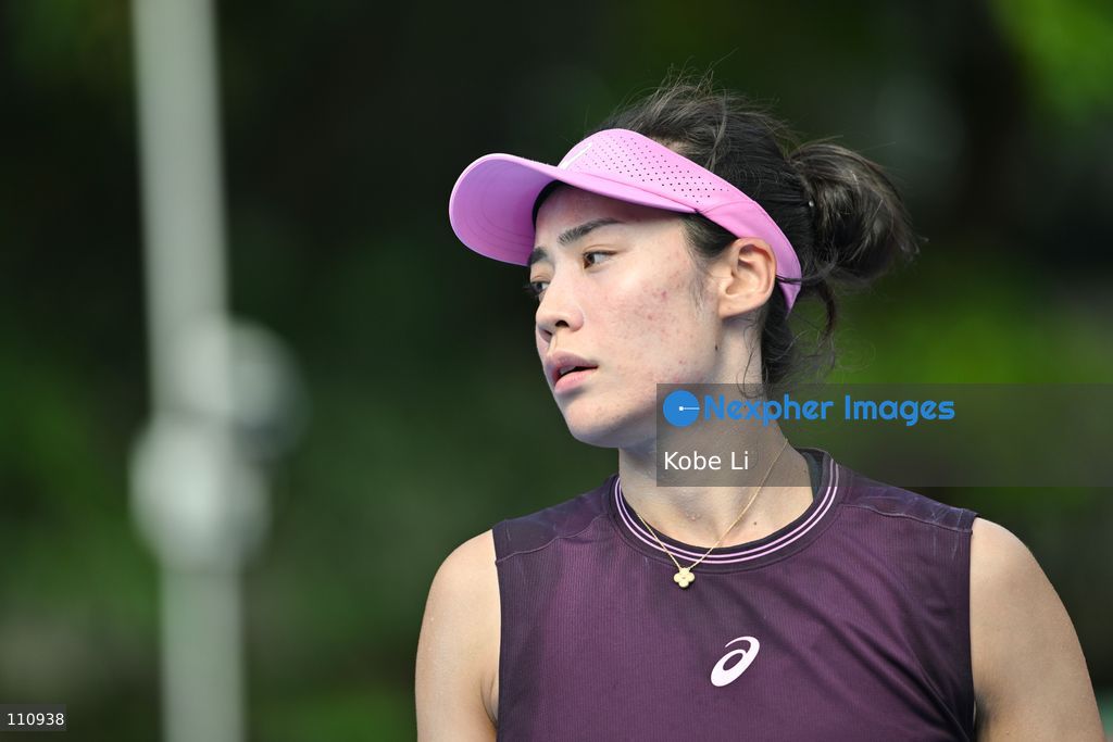 Ying Zhang, a Chinese tennis player, during Qualifying of Hong Kong Tennis Open (WTA 250) on October 31, 2026 in Hong Kong. (Photo by Kobe Li/Nexpher Images)