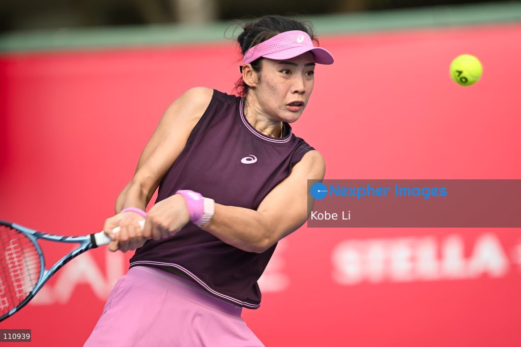 Ying Zhang, a Chinese tennis player, during Qualifying of Hong Kong Tennis Open (WTA 250) on October 31, 2026 in Hong Kong. (Photo by Kobe Li/Nexpher Images)