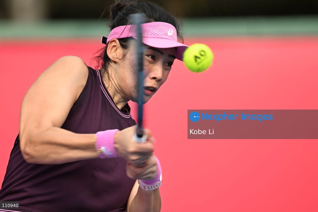 Ying Zhang, a Chinese tennis player, during Qualifying of Hong Kong Tennis Open (WTA 250) on October 31, 2026 in Hong Kong. (Photo by Kobe Li/Nexpher Images)