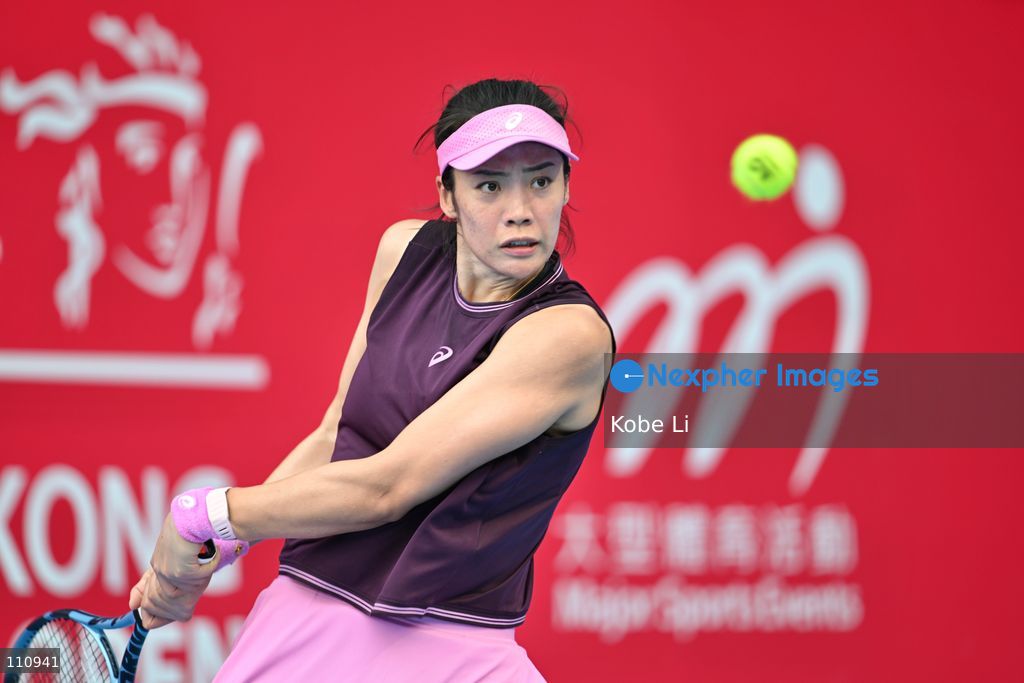 Ying Zhang, a Chinese tennis player, during Qualifying of Hong Kong Tennis Open (WTA 250) on October 31, 2026 in Hong Kong. (Photo by Kobe Li/Nexpher Images)