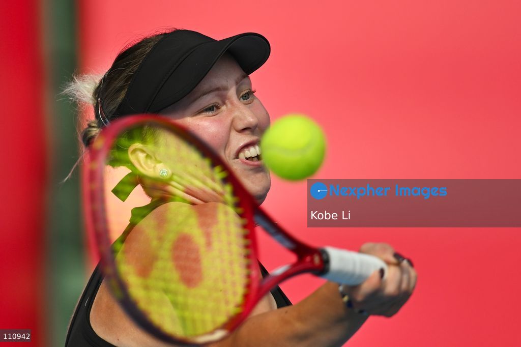 Alexandra Shubladze, a Russian tennis player, during Qualifying of Hong Kong Tennis Open (WTA 250) on October 31, 2026 in Hong Kong. (Photo by Kobe Li/Nexpher Images)