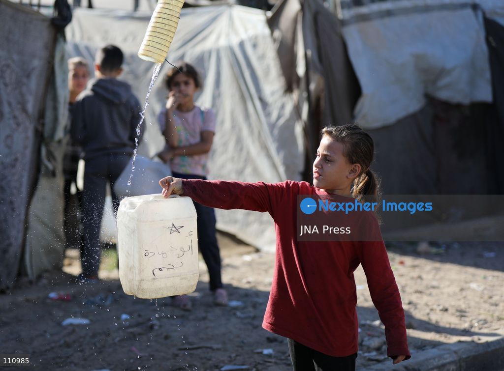 NUSEIRAT, PALESTINE - OCTOBER 31, 2026: Scenes of daily life in Nuseirat refugee camp in the central Gaza Strip. The camp, established in the late 1940s, has been hit repeatedly by Israeli airstrikes since October 2023. It is now home to refugees and displaced families, many of whom live in tents. (Photo by Ramzi Abu Amer/JNA Press via Nexpher Images)