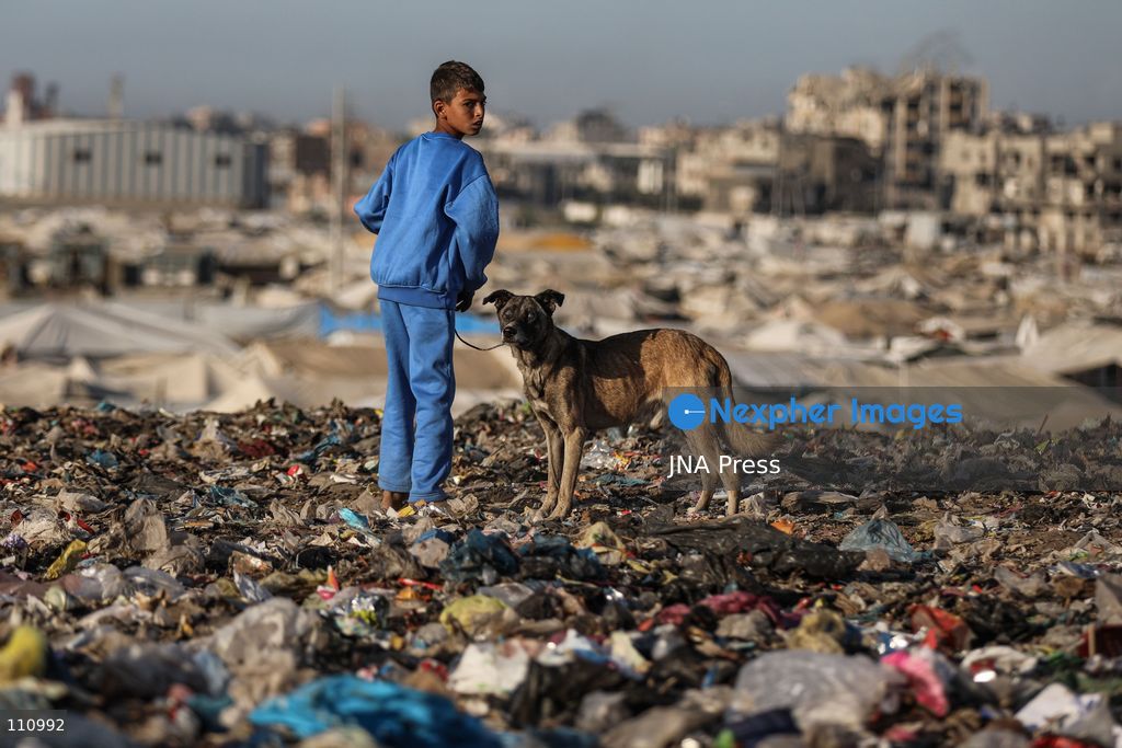 NUSEIRAT, PALESTINE - OCTOBER 31, 2026: Scenes of daily life in Nuseirat refugee camp in the central Gaza Strip. The camp, established in the late 1940s, has been hit repeatedly by Israeli airstrikes since October 2023. It is now home to refugees and displaced families, many of whom live in tents. (Photo by Ramzi Abu Amer/JNA Press via Nexpher Images)