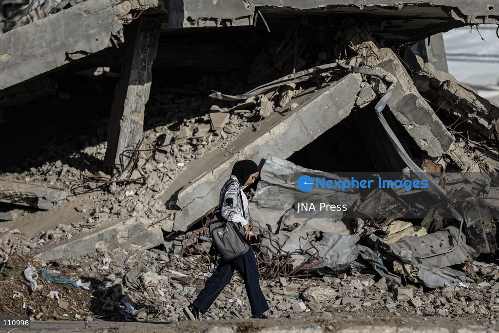 NUSEIRAT, PALESTINE - OCTOBER 31, 2026: Scenes of daily life in Nuseirat refugee camp in the central Gaza Strip. The camp, established in the late 1940s, has been hit repeatedly by Israeli airstrikes since October 2023. It is now home to refugees and displaced families, many of whom live in tents. (Photo by Ramzi Abu Amer/JNA Press via Nexpher Images)