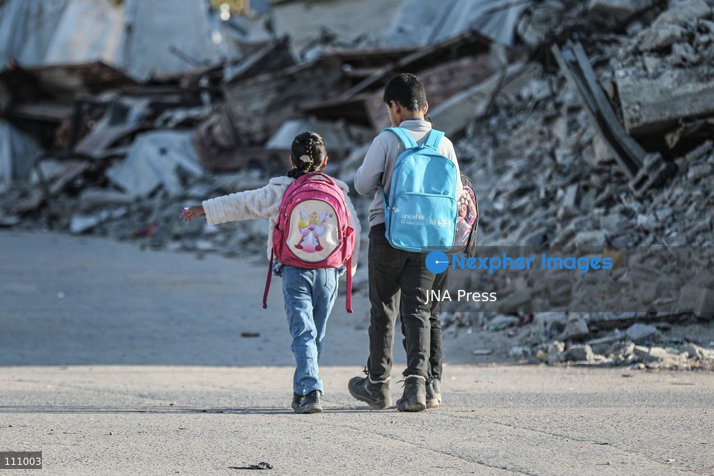 NUSEIRAT, PALESTINE - OCTOBER 31, 2026: Scenes of daily life in Nuseirat refugee camp in the central Gaza Strip. The camp, established in the late 1940s, has been hit repeatedly by Israeli airstrikes since October 2023. It is now home to refugees and displaced families, many of whom live in tents. (Photo by Ramzi Abu Amer/JNA Press via Nexpher Images)