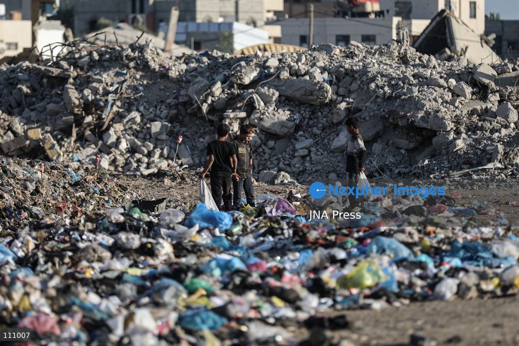 NUSEIRAT, PALESTINE - OCTOBER 31, 2026: Scenes of daily life in Nuseirat refugee camp in the central Gaza Strip. The camp, established in the late 1940s, has been hit repeatedly by Israeli airstrikes since October 2023. It is now home to refugees and displaced families, many of whom live in tents. (Photo by Ramzi Abu Amer/JNA Press via Nexpher Images)