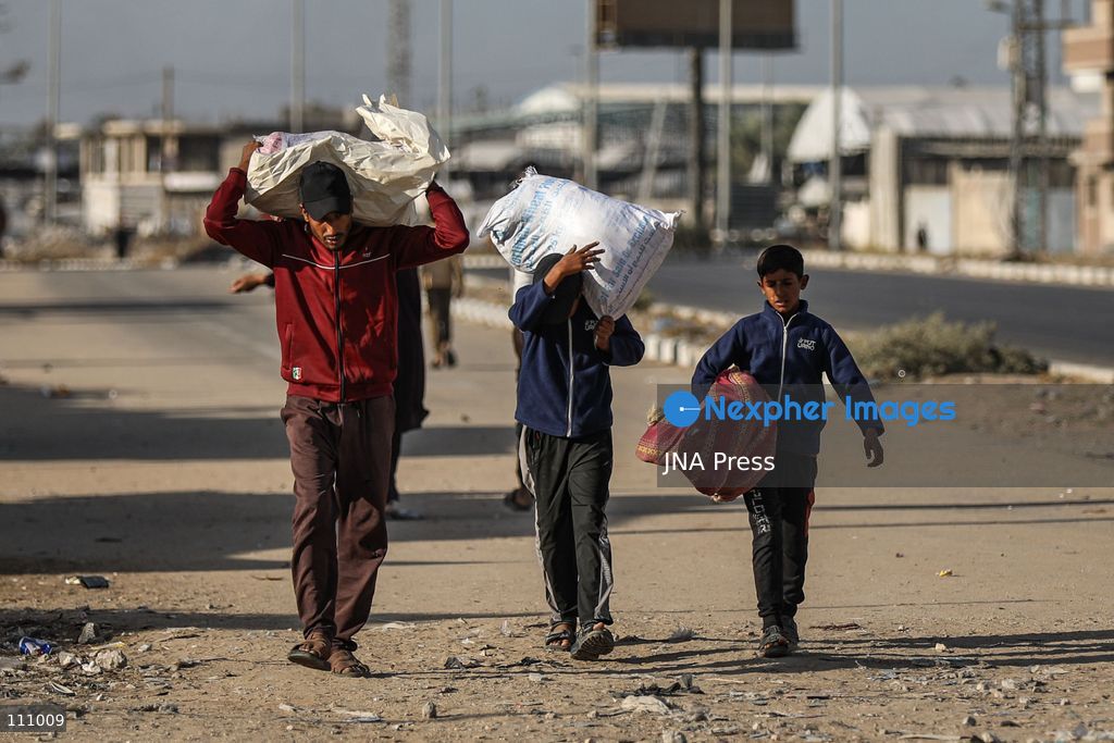 NUSEIRAT, PALESTINE - OCTOBER 31, 2026: Scenes of daily life in Nuseirat refugee camp in the central Gaza Strip. The camp, established in the late 1940s, has been hit repeatedly by Israeli airstrikes since October 2023. It is now home to refugees and displaced families, many of whom live in tents. (Photo by Ramzi Abu Amer/JNA Press via Nexpher Images)