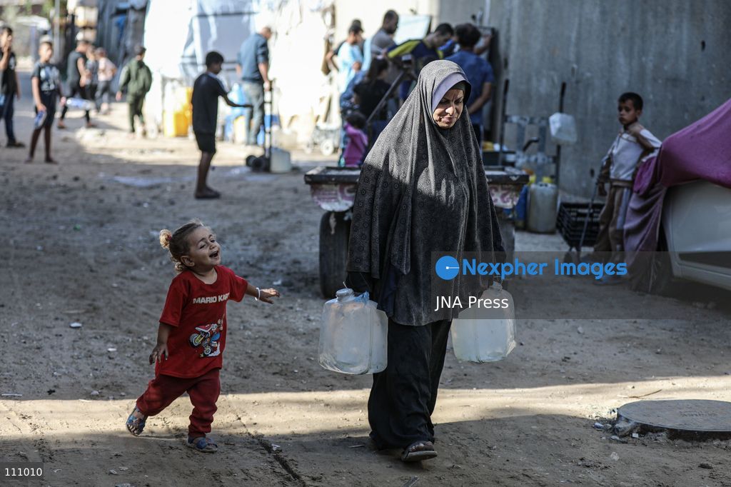 NUSEIRAT, PALESTINE - OCTOBER 31, 2026: Scenes of daily life in Nuseirat refugee camp in the central Gaza Strip. The camp, established in the late 1940s, has been hit repeatedly by Israeli airstrikes since October 2023. It is now home to refugees and displaced families, many of whom live in tents. (Photo by Ramzi Abu Amer/JNA Press via Nexpher Images)
