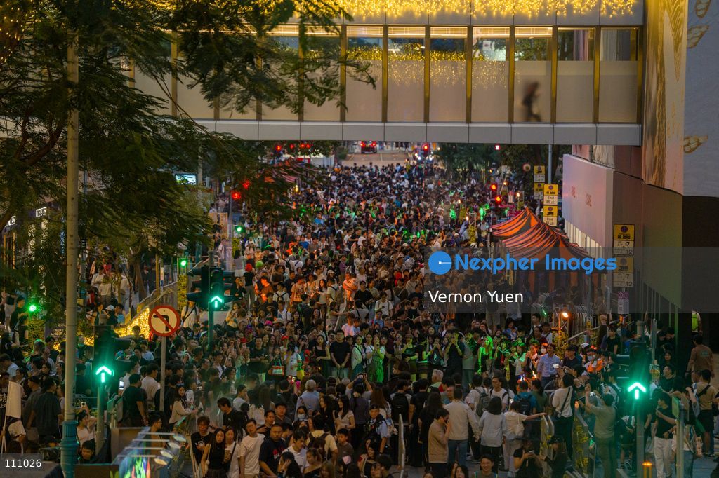 A Halloween market in Central District on October 31, 2026 in Hong Kong. (Photo by Vernon Yuen/Nexpher Images)