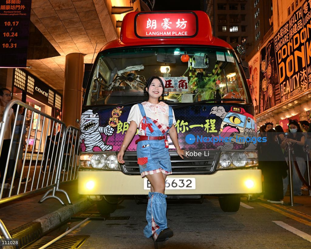 Visitors cosplaying and posing photo during Halloween day at Mong Kok on October 31, 2026 in Hong Kong. (Photo by Kobe Li/Nexpher Images)