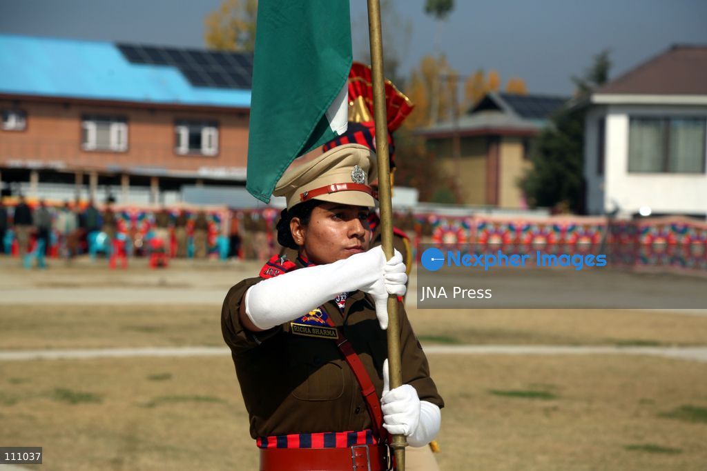 PULWAMA, INDIA - OCTOBER 31, 2026: A security officer pays tribute to Sardar Vallabhbhai Patel, widely known as the 'Iron Man of India', on his 151st birth anniversary. The day is observed as Rashtriya Ekta Diwas (National Unity Day) to honour Patel, India's first Deputy Prime Minister and Home Minister, for his role in unifying the country. (Photo by Nisar Ul Haq Haq/JNA Press via Nexpher Images)