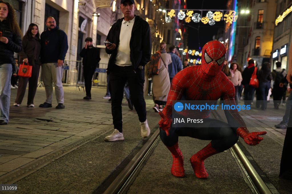 ISTANBUL, TURKEY - OCTOBER 31, 2026: A man dressed as a pirate poses on a street in Taksim as people celebrate Halloween in Istanbul. (Photo by Özlem Karayücel/JNA Press via Nexpher Images)