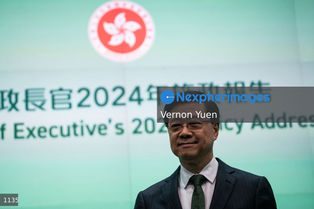 Hong Kong Chief Executive Press Conference on the 2024 Policy Address