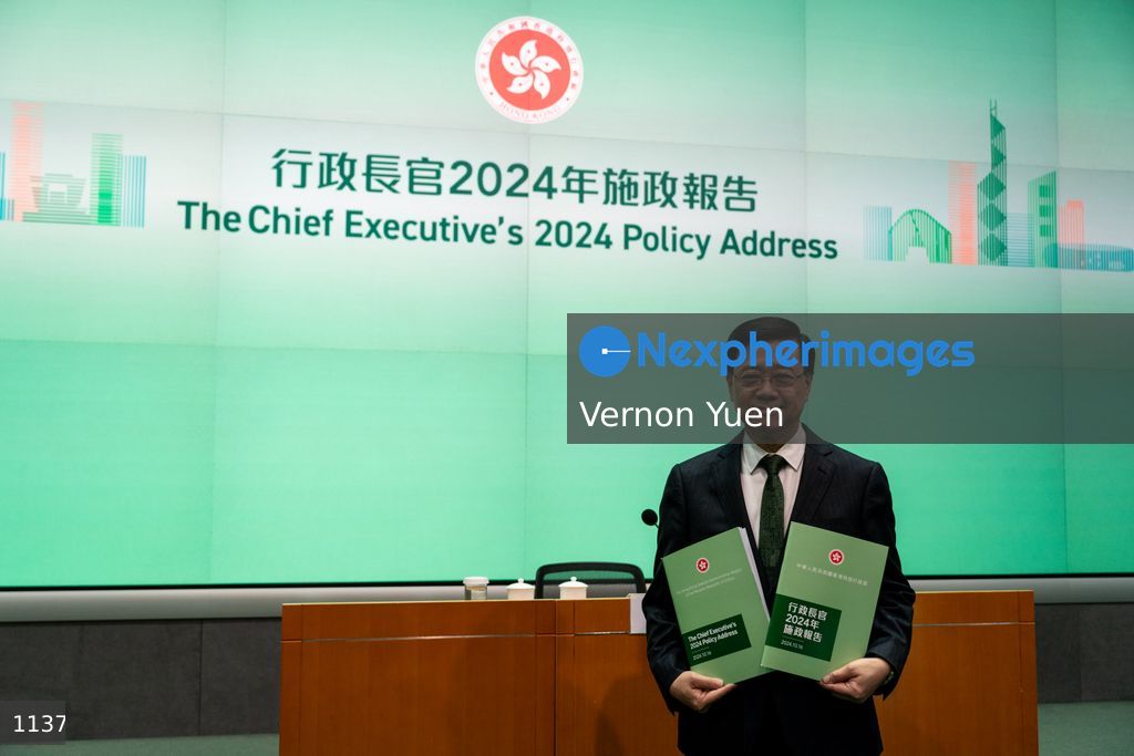 Hong Kong Chief Executive Press Conference on the 2024 Policy Address