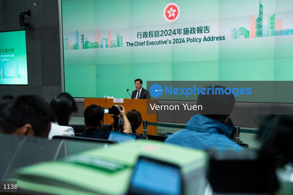 Hong Kong Chief Executive Press Conference on the 2024 Policy Address