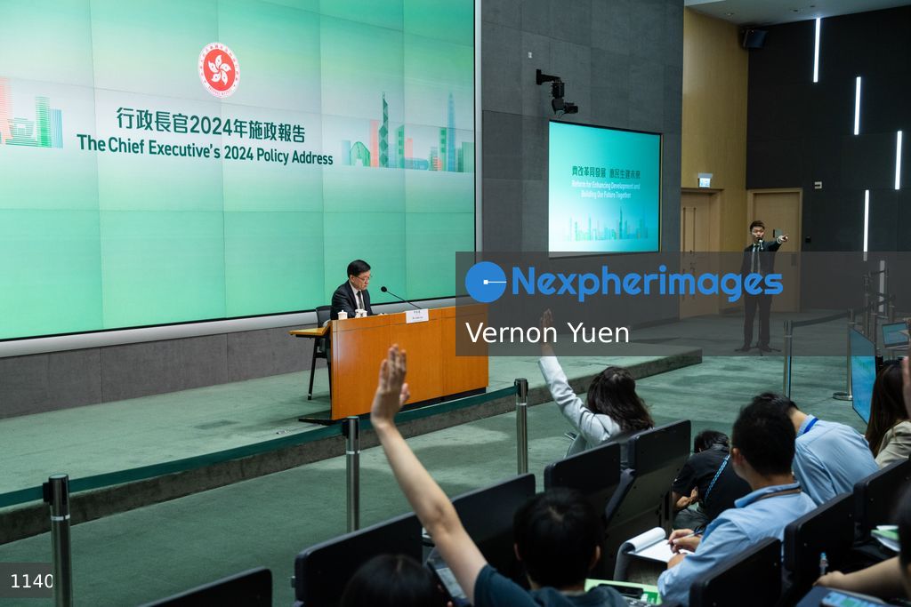 Hong Kong Chief Executive Press Conference on the 2024 Policy Address