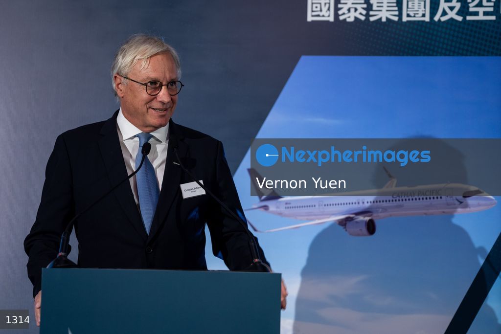 Hong Kong Cathay Pacific Celebration Ceremony for Ordering up to 150 Airbus Aircrafts