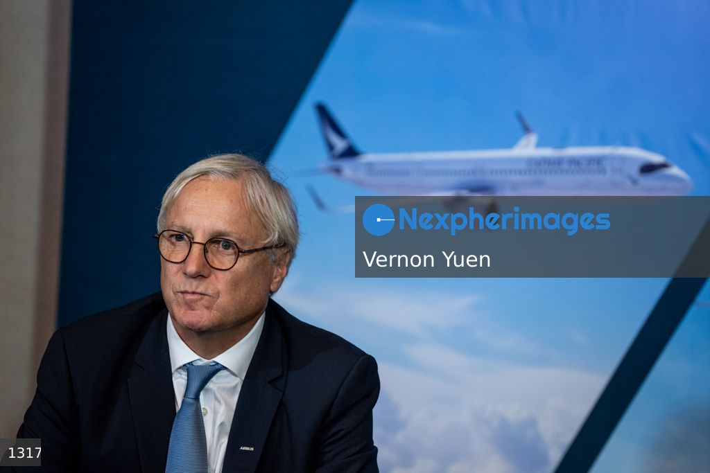 Hong Kong Cathay Pacific Celebration Ceremony for Ordering up to 150 Airbus Aircrafts