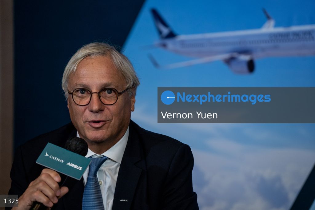 Hong Kong Cathay Pacific Celebration Ceremony for Ordering up to 150 Airbus Aircrafts
