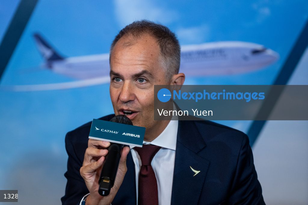 Hong Kong Cathay Pacific Celebration Ceremony for Ordering up to 150 Airbus Aircrafts