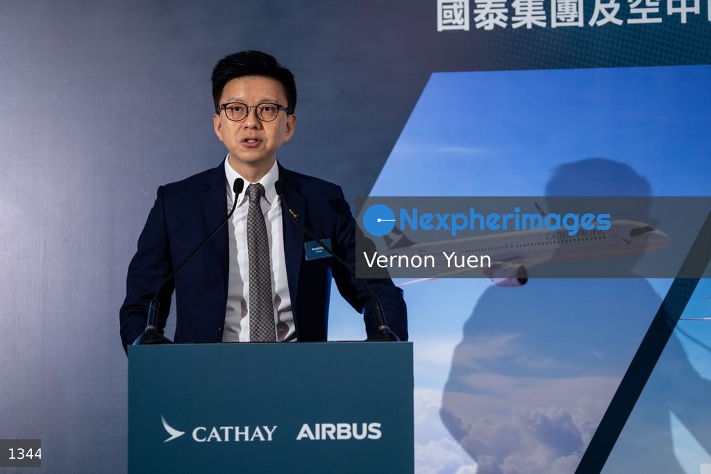 Hong Kong Cathay Pacific Celebration Ceremony for Ordering up to 150 Airbus Aircrafts