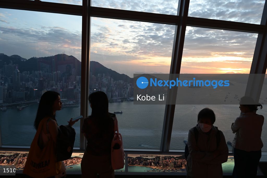 Sunset in Hong Kong