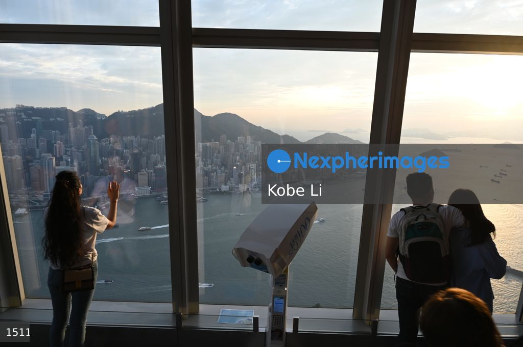 Sunset in Hong Kong