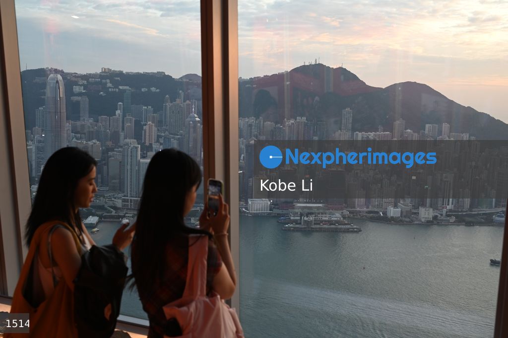 Sunset in Hong Kong