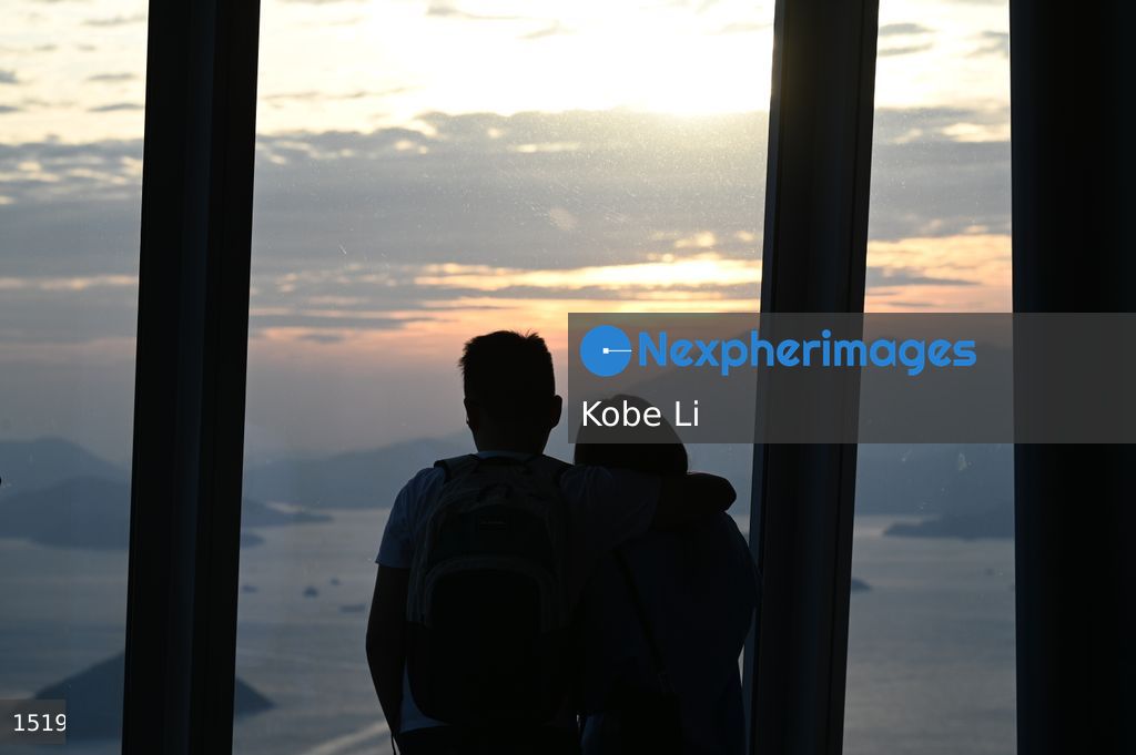 Sunset in Hong Kong