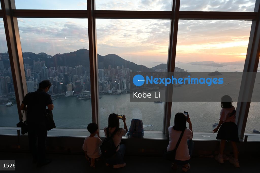 Sunset in Hong Kong