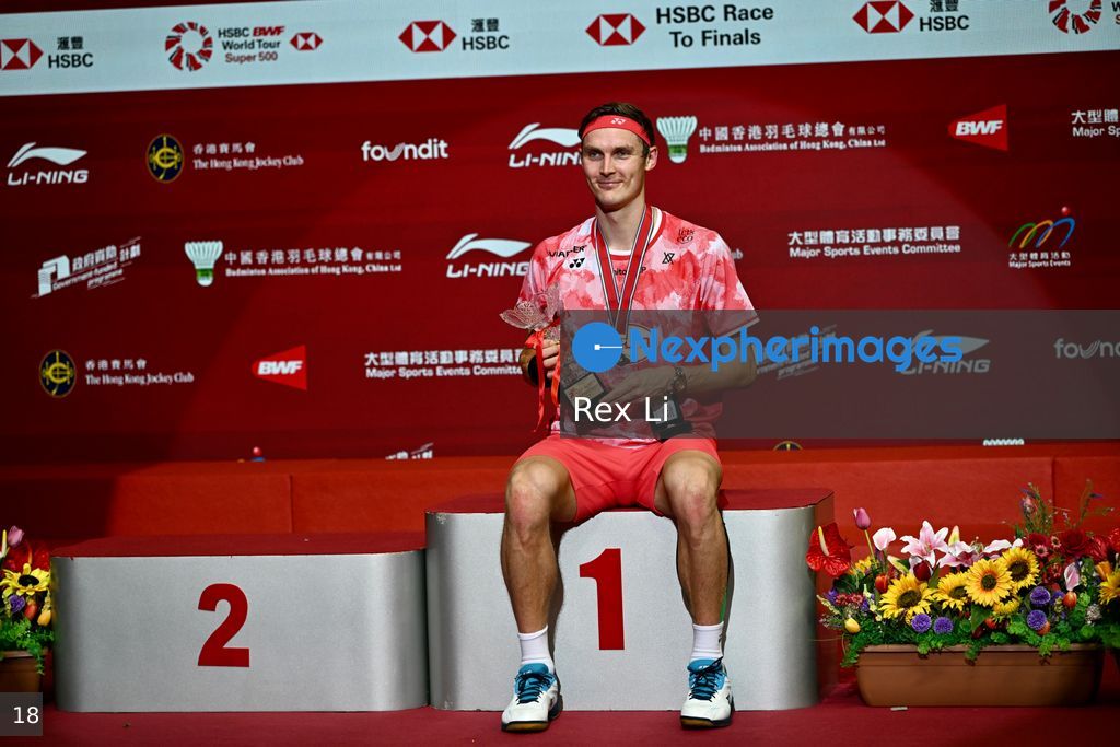 Viktor Axelsen wons Hong Kong Open final
