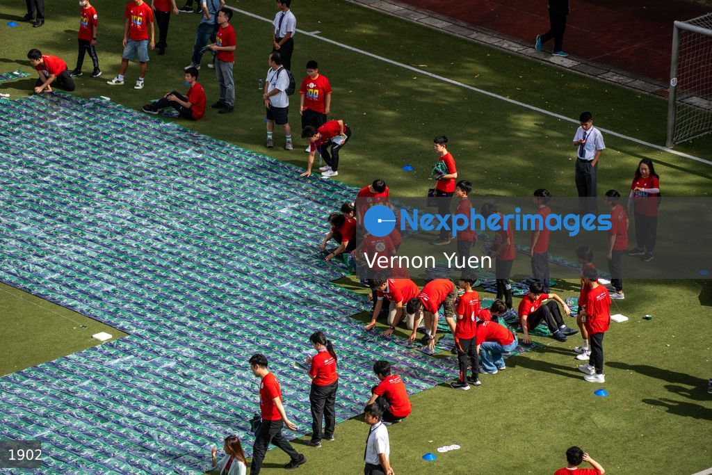 Hong Kong Wah Yan Kowloon College Marks 100 Year with Attempt at World Record