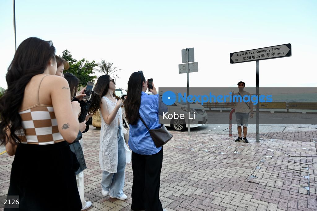 Chinese tourists travel in Kennedy Town