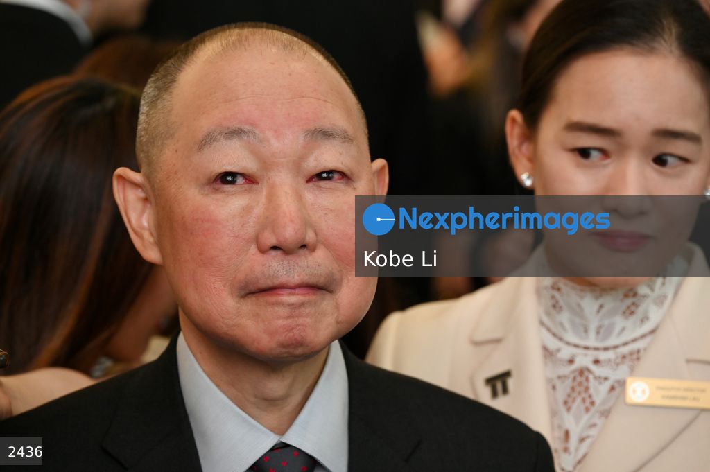 Thomas Lau Luen-hung met the media