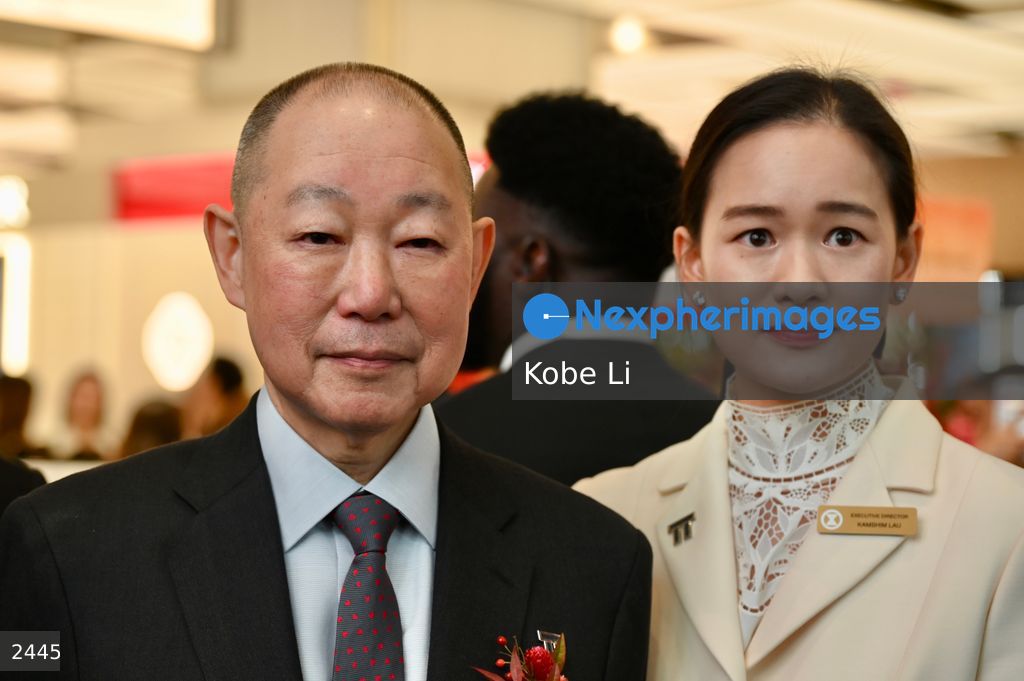 Thomas Lau Luen-hung met the media