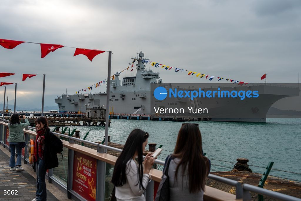 China PLA Navy Ship Visits Hong Kong