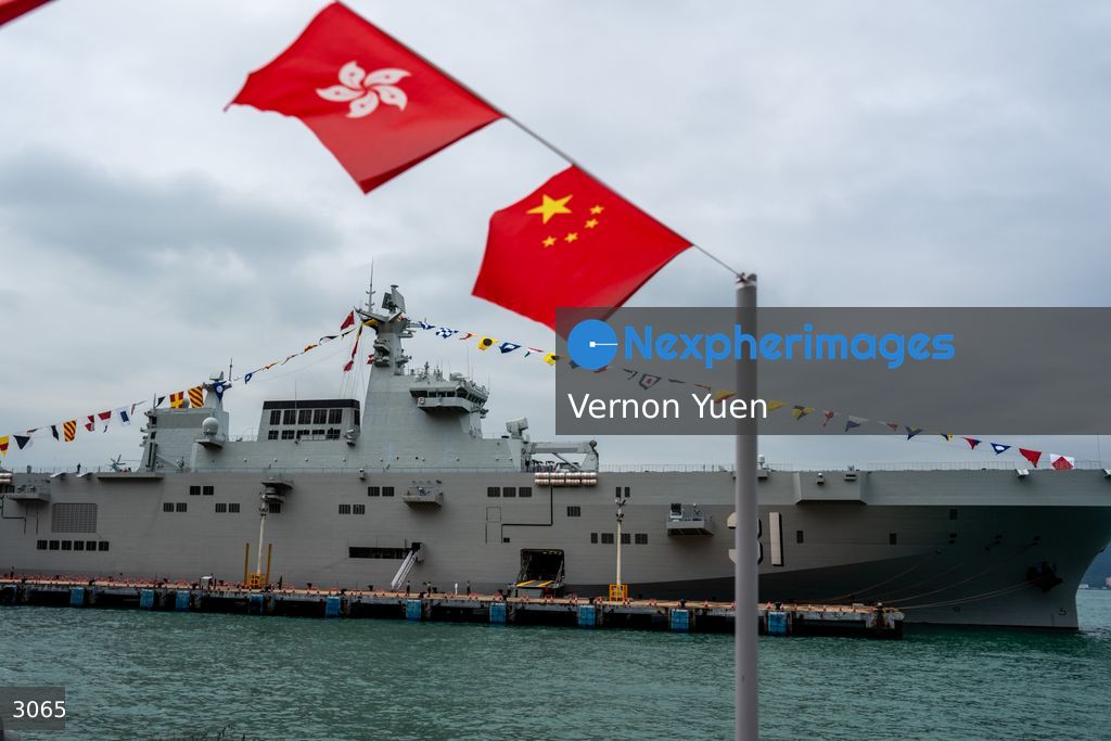 China PLA Navy Ship Visits Hong Kong