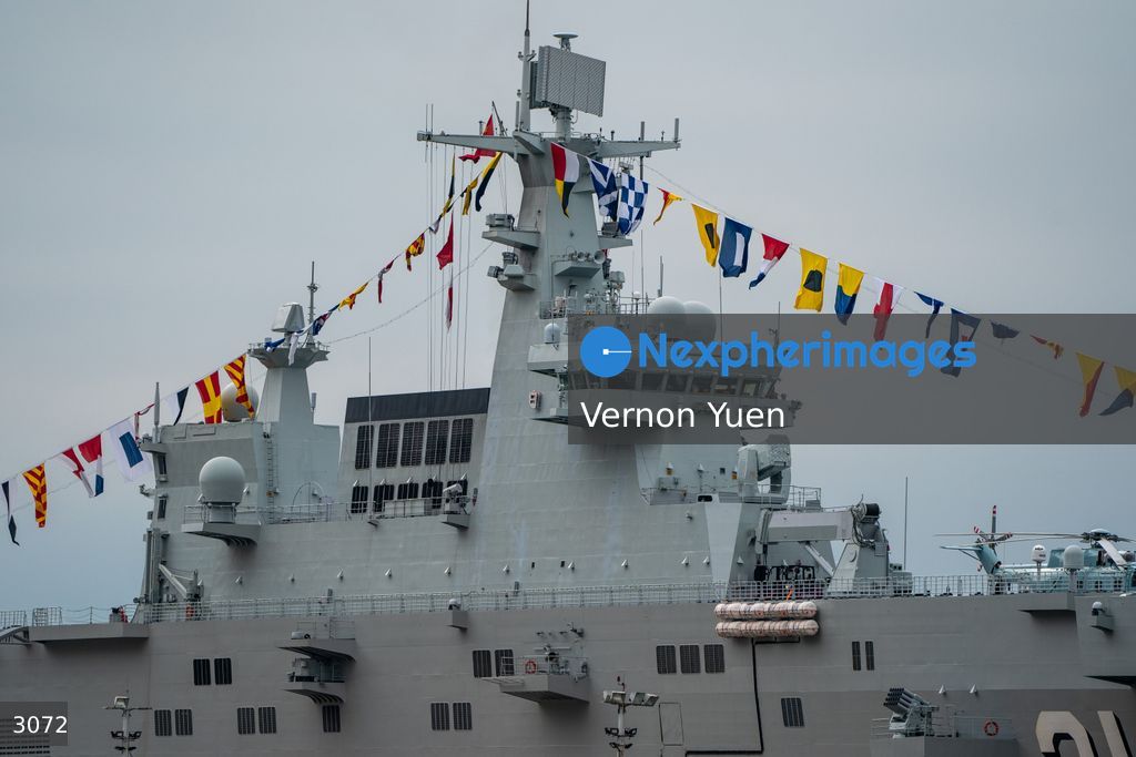 China PLA Navy Ship Visits Hong Kong