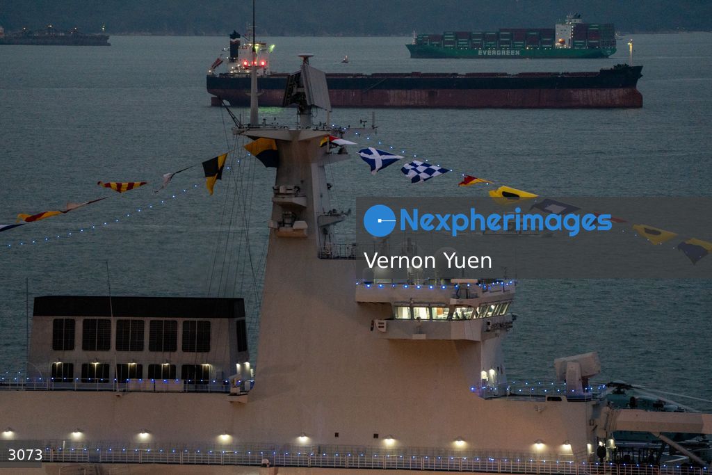China PLA Navy Ship Visits Hong Kong