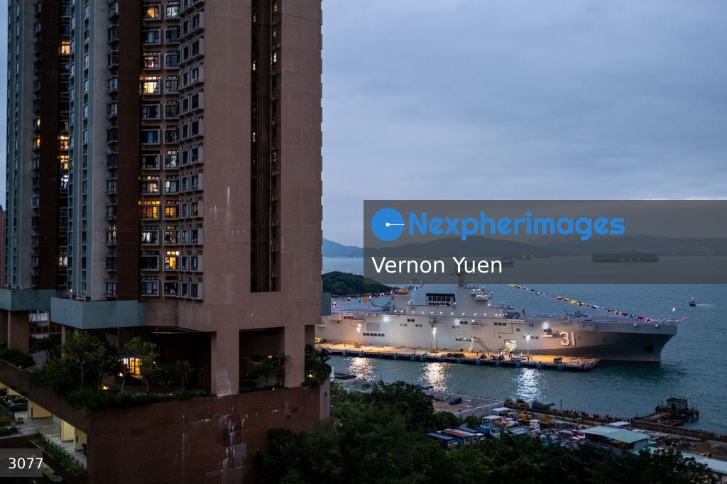 China PLA Navy Ship Visits Hong Kong