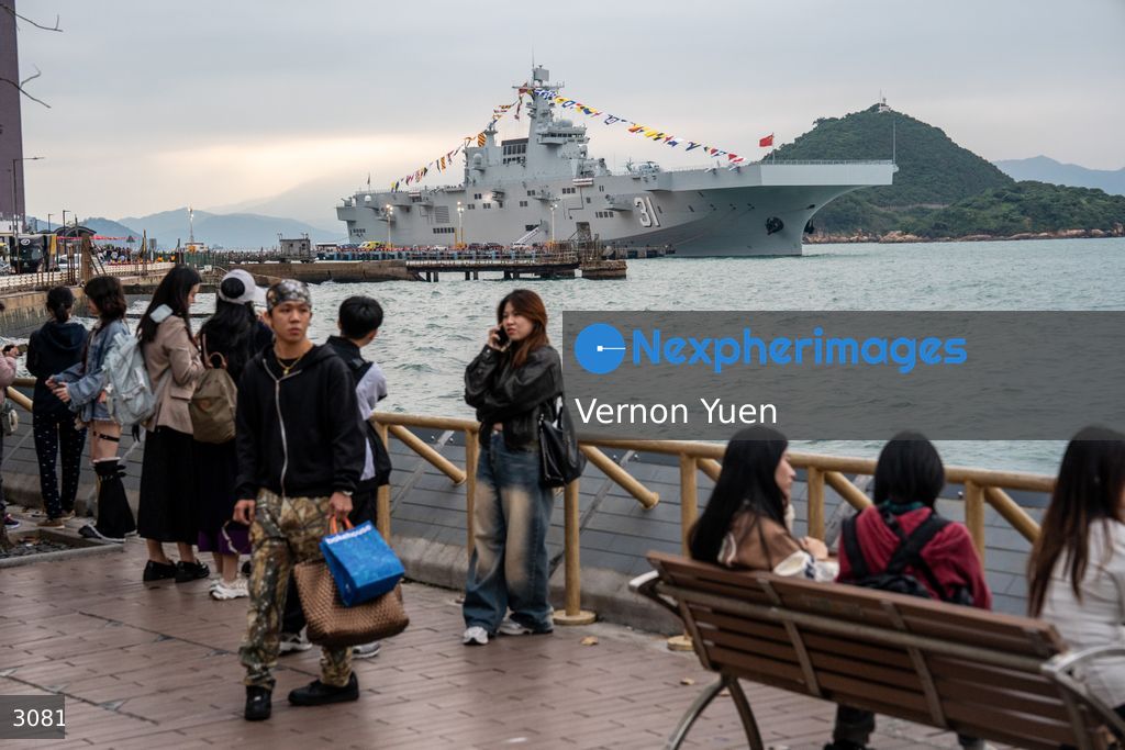 China PLA Navy Ship Visits Hong Kong