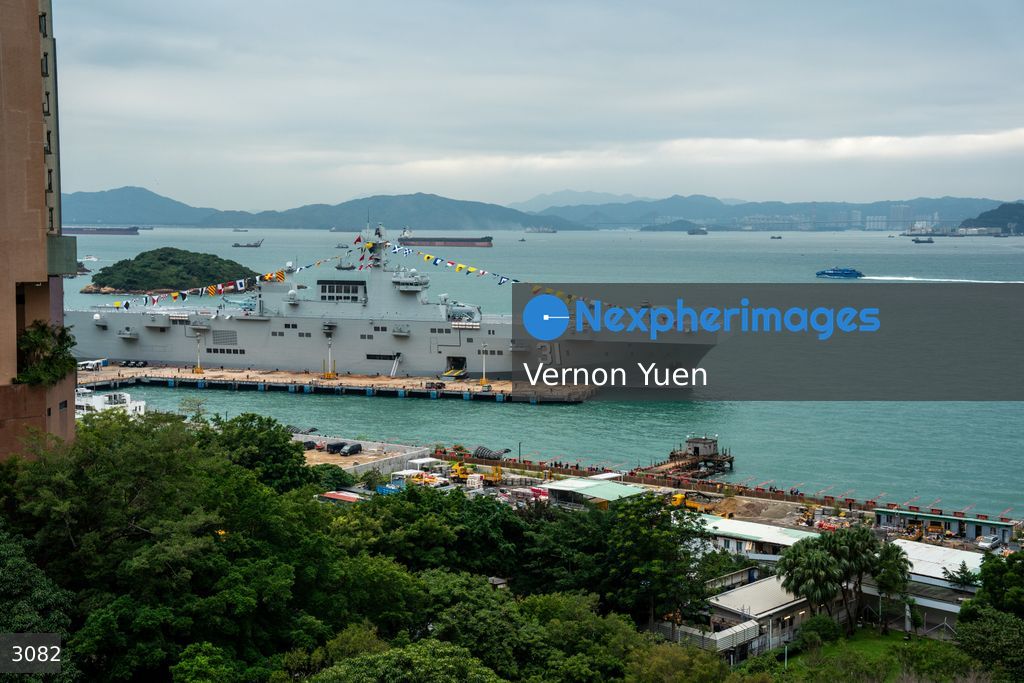 China PLA Navy Ship Visits Hong Kong