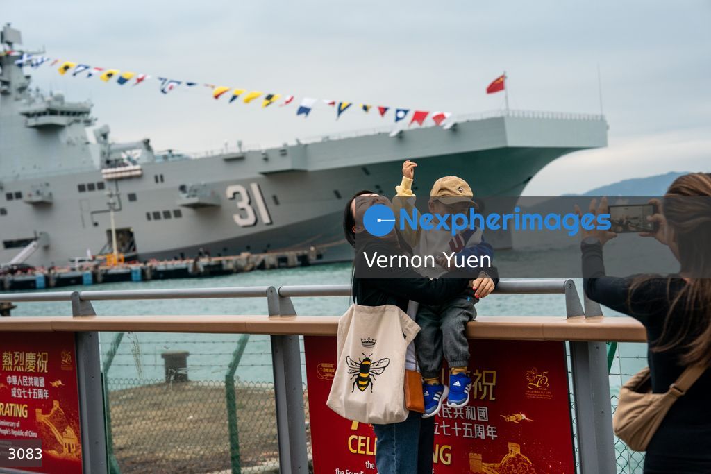 China PLA Navy Ship Visits Hong Kong