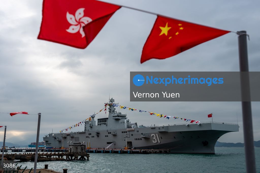 China PLA Navy Ship Visits Hong Kong