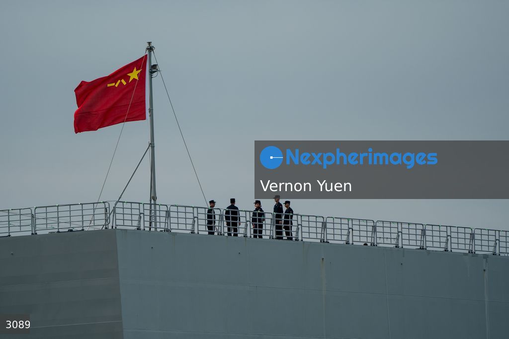 China PLA Navy Ship Visits Hong Kong